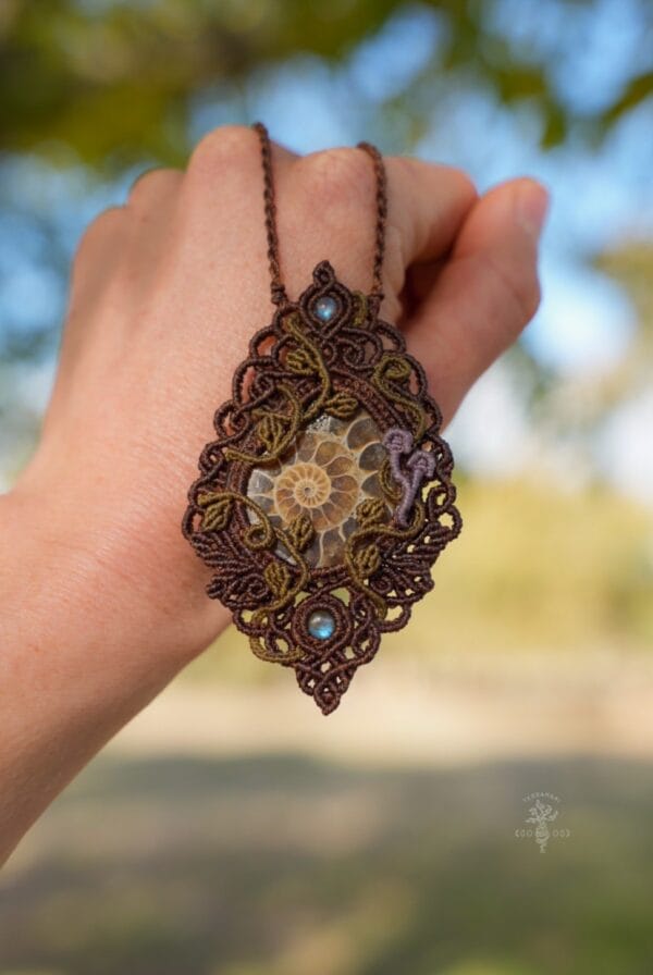 ammonite necklace