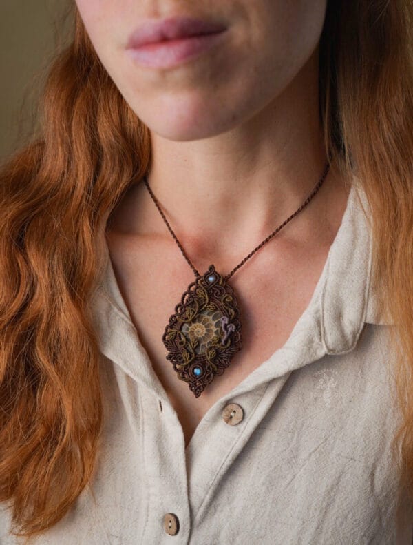 ammonite necklace