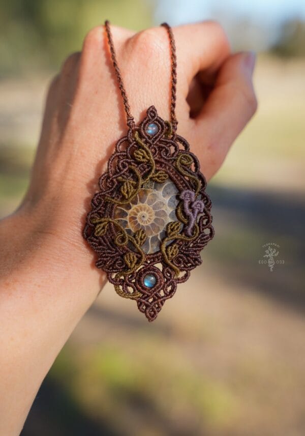 ammonite necklace