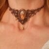labradorite choker