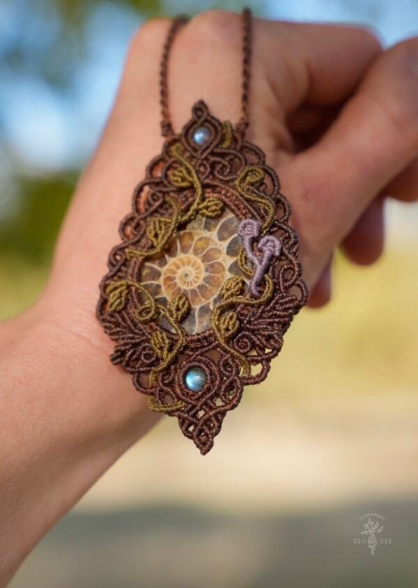 ammonite necklace