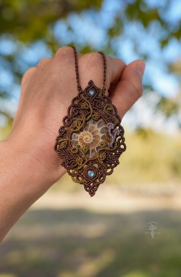 ammonite necklace