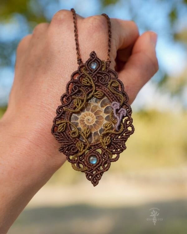 ammonite necklace