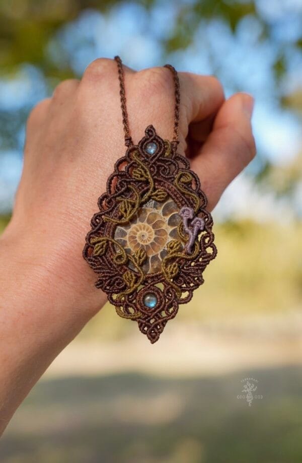 ammonite necklace