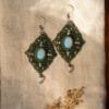 forest moon opalite earrings