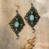 forest moon opalite earrings