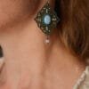 forest moon opalite earrings