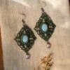 forest moon opalite earrings