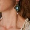 forest moon opalite earrings